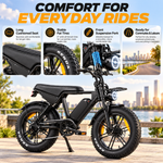 V8Max 250W fat tire mountain EBike for adult