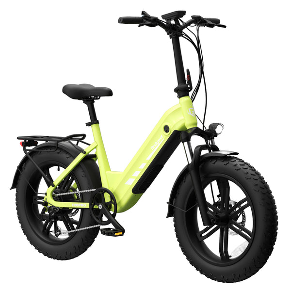 Bodywel F20Pro Adult Electric Bike, 26 x 4 Fat Mountain E Bike All Terrain Battery