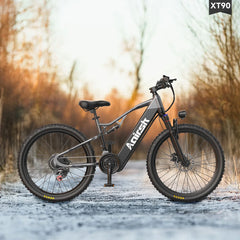 Aairsk XT90 26"Electric Bike with Full Suspension Peek 1500W Motor 28MPH Ebike