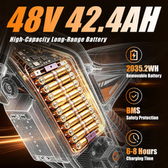 D-600 2500W motor |48V 42.4Ah | 60km/h