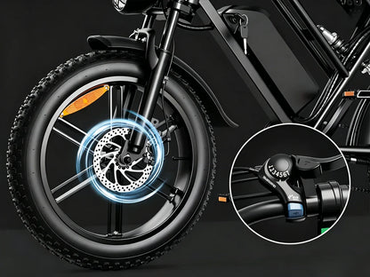 G60 | 1000W | 48V 15AH | 30mph | 150KG Load | F&R Suspension | 135*29*86CM