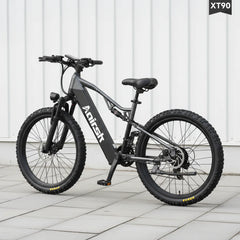 Aairsk XT90 26"Electric Bike with Full Suspension Peek 1500W Motor 28MPH Ebike