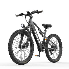 Aairsk XT90 26"Electric Bike with Full Suspension Peek 1500W Motor 28MPH Ebike