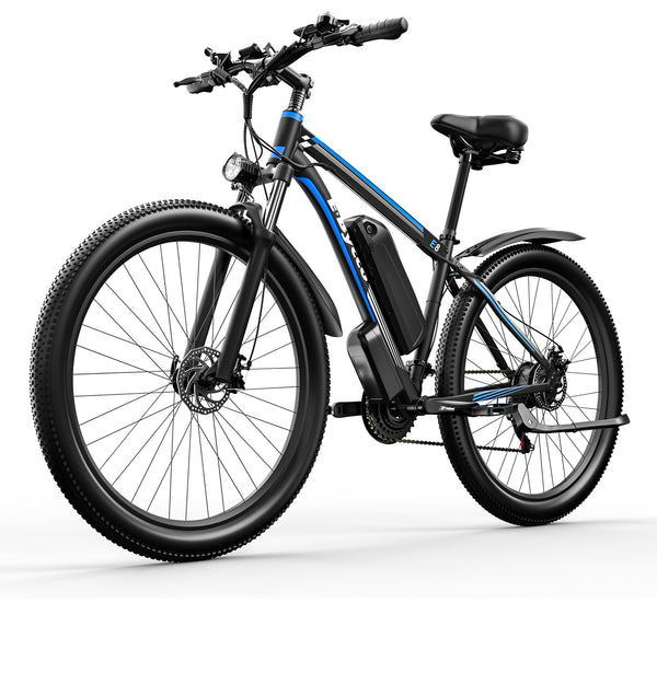 E8 Electric Mountain Bike – 750W Motor, 48V 17.5Ah Removable Battery, 29" E-MTB