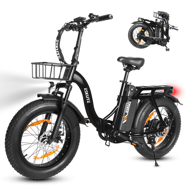 D202 Folding E-Bike – 100 km Range, 25 km/h, Folds to 61×85 cm, StVZO Certified