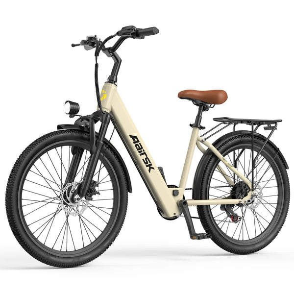 SU7-24 Electric City Bike for Adults, 400W Motor(PEEK 748W)