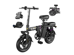 GE5|Folding e-bike|500W motor|360lbs load capacity|