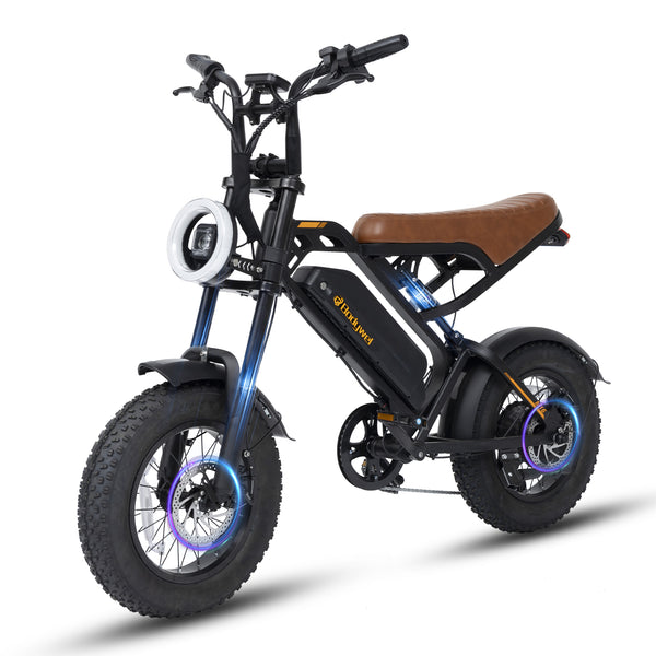 Bodywel M16 E Bike Men Women 16 x 4.0 Inch All Terrain E Fatbike City & Mountain