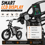 Vélo électrique tout-terrain à pneus larges SU8 de 1 500 W