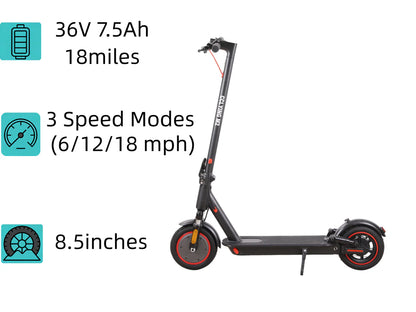 M2 Portable 250W Foldable Electric Scooter