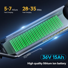 A19  12 inch electric scooter  500W Motor  60km Range  36V 15Ah Battery