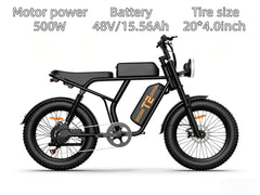 T2 | Off-road e-bike | Motor 500W | 62miles |28mph