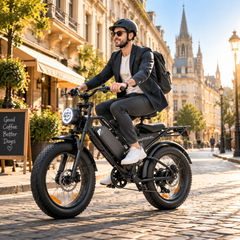 DK400 Pro Fat Tire E-Bike – 250W  48V 18.2Ah   20"×4.0"   Full Suspension