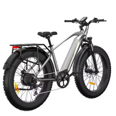 D6 electric bike for adults, 48V15Ah battery, 26×4.0" fat tires.