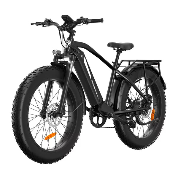 D6 electric bike for adults, 48V15Ah battery, 26×4.0" fat tires.