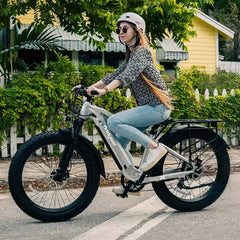 D6 electric bike for adults, 48V15Ah battery, 26×4.0" fat tires.