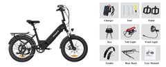 Bodywel F20 E-Bike Adulto 48V 15Ah Batteria 250W Motore 25 km/h