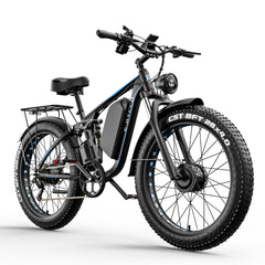 EB7 PRO Electric Fat Bike  Dual Motor  52V 23Ah Battery  26" Fat Tires