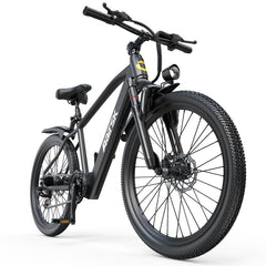 Aarisk 26" Electric Bike, Adult eBike with 36V 13Ah/10Ah Battery, 7 Speed