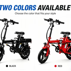 Foldable Electric Bike for Adults, 800W Peak Motor,20MPH Ebike, 30 Miles Range