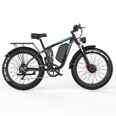 EB7 PRO Electric Fat Bike  Dual Motor  52V 23Ah Battery  26" Fat Tires