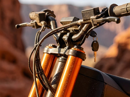 M01 2000W Off-Road E-Motorcycle with Dual Suspension