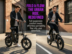 GS5|Folding e-bike|700W motor|32miles|20mph|