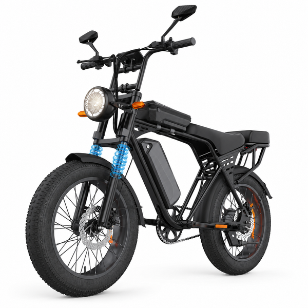 X5 Electric Fat Bike  48V 15Ah Battery  All-Terrain Tires  Long Range