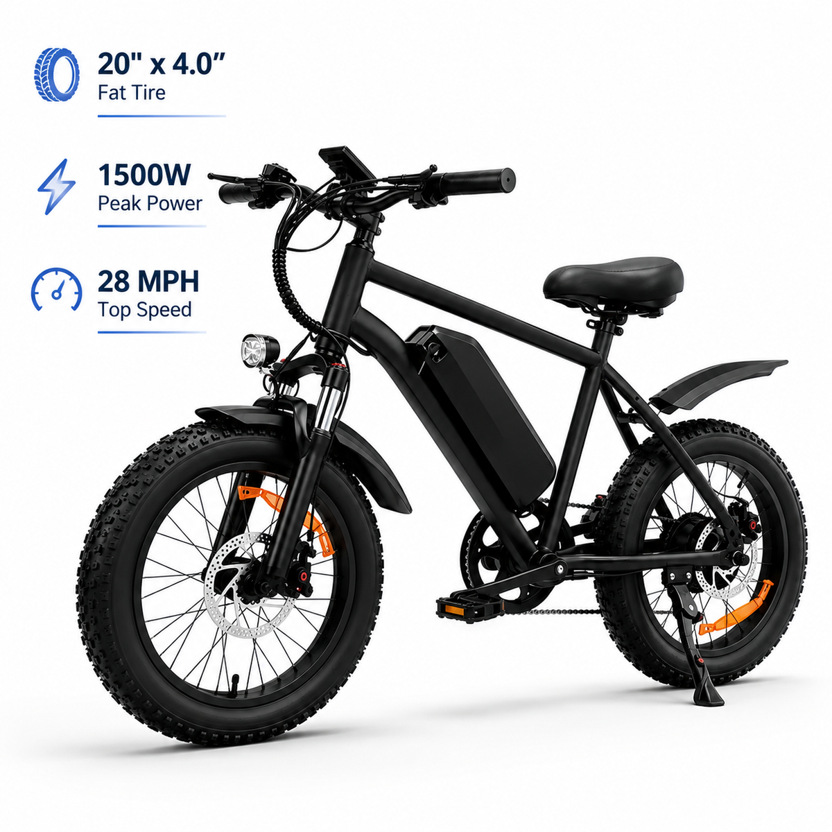 K10 Fat tire Mountain E-Bikes