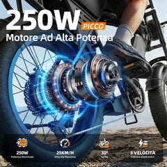 X5 Electric Bike for Adults, 20 x 4 Fat Tyre Mountain Ebike with 80KM Range & 48V 15AH