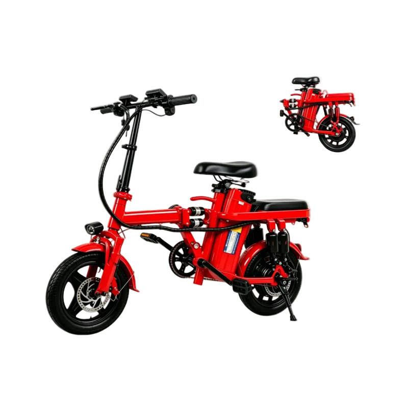 Foldable Electric Bike for Adults, 800W Peak Motor,20MPH Ebike, 30 Miles Range, 48V15Ah RemovableBattery, 3 Riding Modes