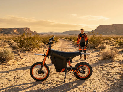 M01 2000W Off-Road E-Motorcycle with Dual Suspension