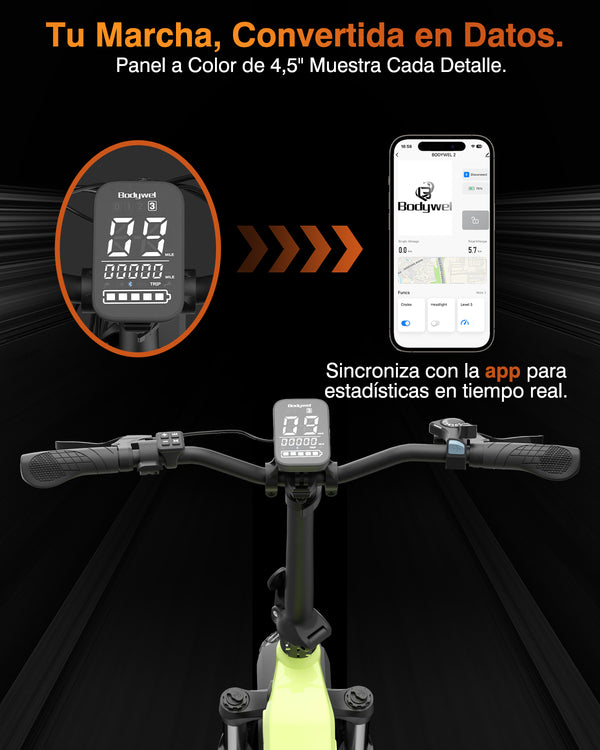 Brand 20 PRO black   green Frame: High-quality steel alloy, fully foldable