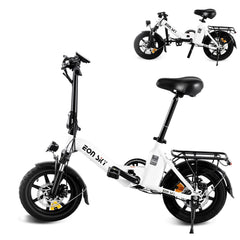 E14 white/black | 36V 10.4Ah | 25-35KM | 14*2.5 inch | 20.8KG
