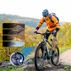 GT900-26 Adult Dual Suspension Electric Mountain Bike, 240W Peak Brushless Motor