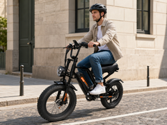 FXH009 Ebike 48V 15.6Ah Fat Tire E-Bike, 500W Brushless Hub Motor, 25 km/h