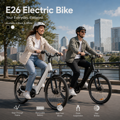 E26 E-bike 36V13Ah 26" – Step-Through Commuter , Removable Battery, Rear Hub Motor, 25 km/h