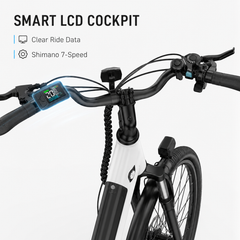 E26 E-bike – 250W Motor, 60 km Range, Shimano 7-Speed