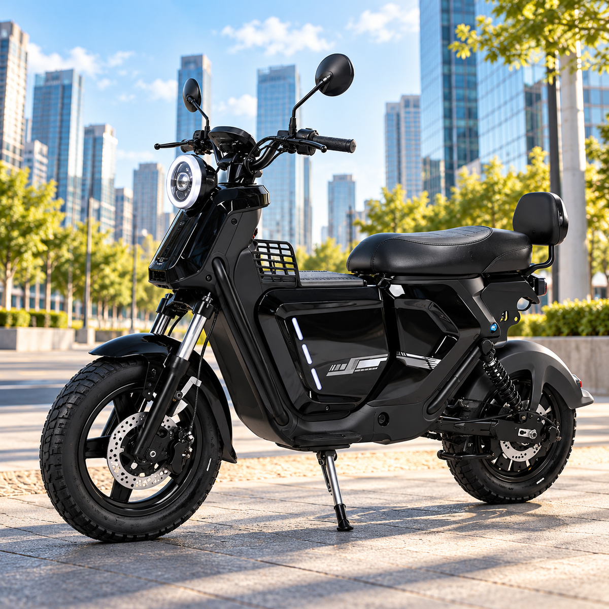 XIAONIU A 1500W Electric Motorcycle Truck Commuting Bike