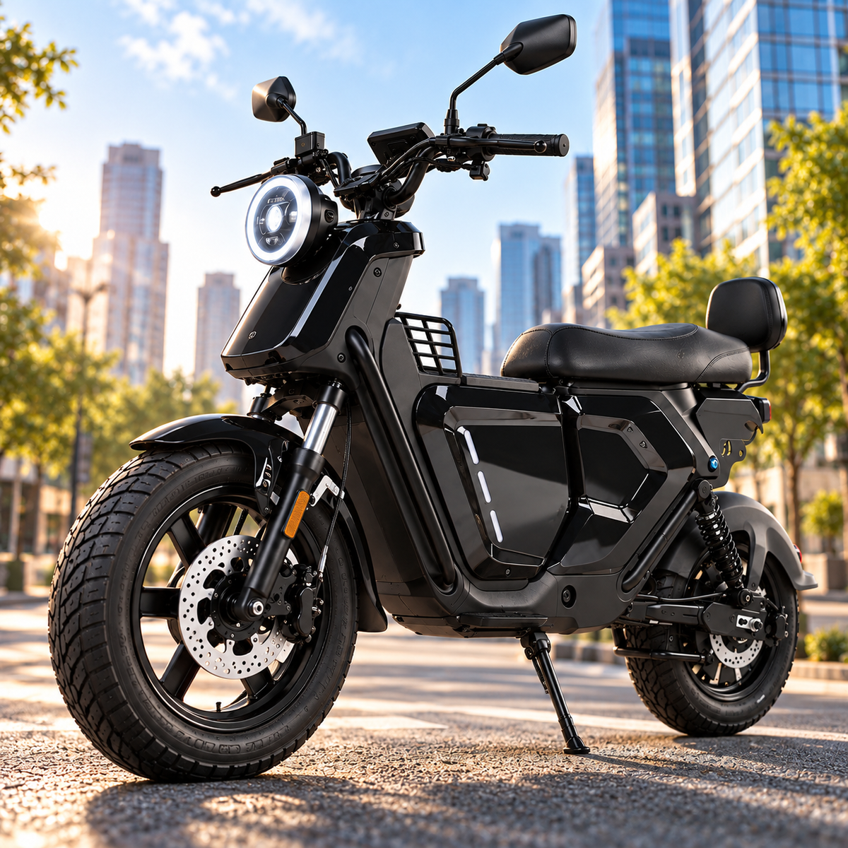 XIAONIU A 1500W Electric Motorcycle Truck Commuting Bike