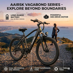 GT300-26 Adult Electric Mountain Bike, Equipped with A 748W 10AH