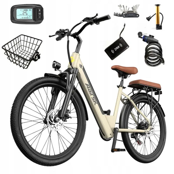 Aairsk S600-26 Adult Urban Electric Bike – 250W Motor, 36V 13Ah Lithium Battery