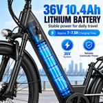 SU7 350-W-Elektrofahrrad für Erwachsene