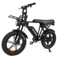 AtlasTrek V8 MAX - Electric Bike - 500W Motor - 48V 15Ah Battery - 45 km/h - 80 km