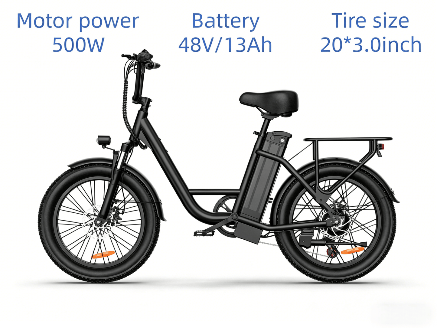 E20 | E-bike | Motor 500W | 15.5mph | 37miles |