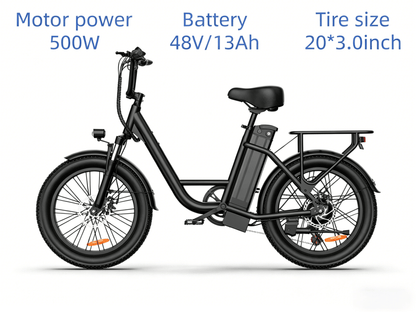 E20 | E-bike | Motor 500W | 15.5mph | 37miles |