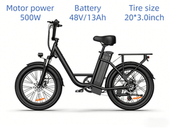 E20 | E-bike | Motor 500W | 15.5mph | 37miles |