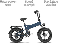 T5 | Foldable e-bike | 750W Motor |37miles | 15.5mph