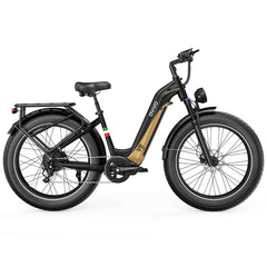 The V6pro E-bike features a 750W motor with a peak power of 960W