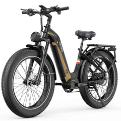 The V6pro E-bike features a 750W motor with a peak power of 960W